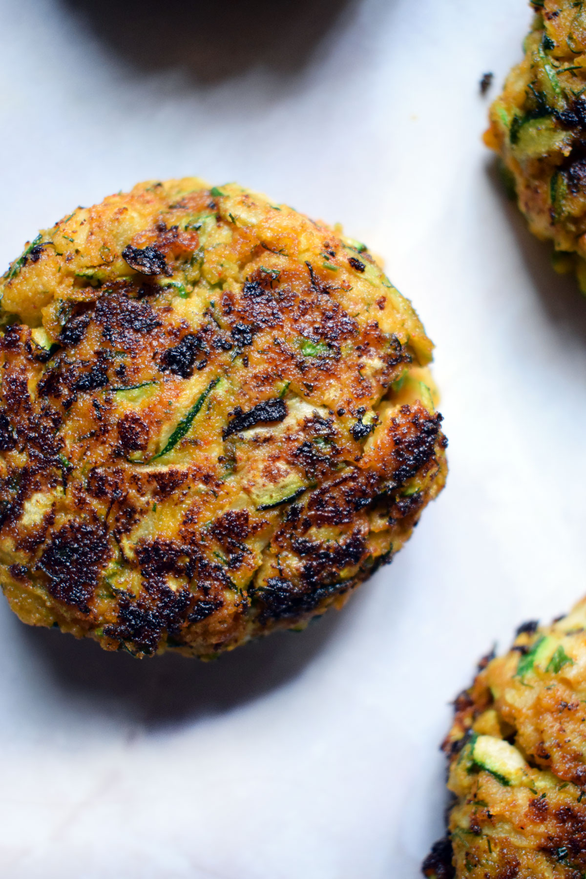 Courgette Fritters - Let's Eat Smart
